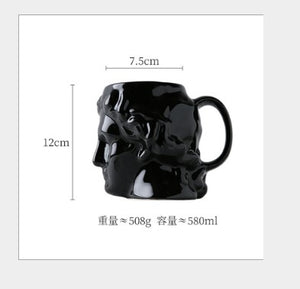 Creative Ceramic Milk Cup Coffee Cup Spain Ancient Greek Apollo David Head Cup Mug Roman Sculpture Cup David Water Cup